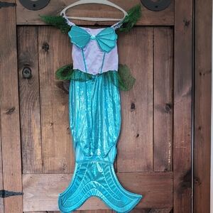Mermaid Kids Costume - Blue and Green Size 4/6